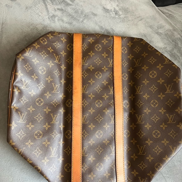 LOUIS VUITTON Monogram Keepall 55 Boston Bag M41424 LV Auth 44552 - Picture 10 of 16